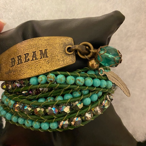 Dream bracelet with beautiful beadwork - Picture 1 of 6